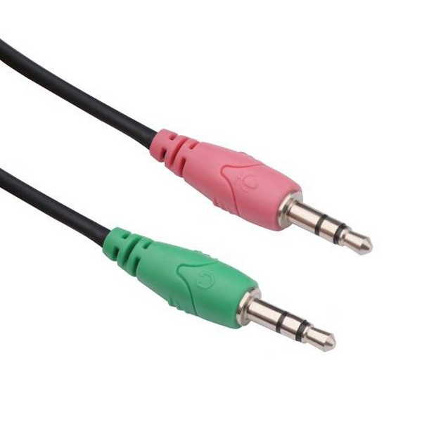 Навушники Gemix HP-220MV, Black/Red, 2 x Mini jack (3.5мм), накладні, регулятор гучності, кабель 1.8 м - 5