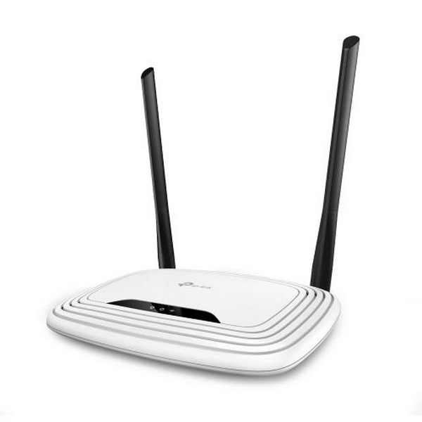 Роутер TP-LINK TL-WR841N, Wi-Fi 802.11b/g/n, до 300 Mb/s, 2.4GHz, 4 LAN 10/100 Mb/s, RJ45 10/100Mb/s (FE), 2 зовнішні не знімні антени - 2