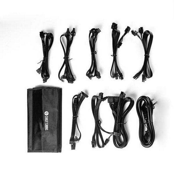 Блок живлення 850 Вт, Chieftec PowerUP, Black, модульний, 80+ Gold, Active PFC, 120 мм, 3xMolex / 9xSATA / 6x6+2-pin / 2x4+4-pin / 1x20+4-pin, захист AFC/OCP/OPP/OTP/OVP/SCP/SIP/UVP, ATX 12V 2.53 (GPX-850FC) - 5