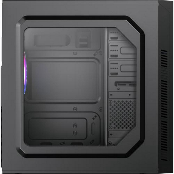 Корпус GameMax MT525-2U3TYC Black, без БЖ, Mid Tower, ATX / Micro ATX / Mini ITX, 2хUSB 3.0, Type-C, 1x120mm FAN, 417x200x425 мм (MT525-2U3TYC-NP) - 3