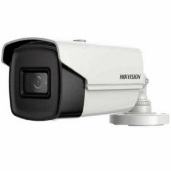 Камера зовнішня HDCVI Hikvision DS-2CE19H0T-AIT3ZF(C), 5 Мп, 1/2.7" CMOS, 1080p/25 fps, f=2.7-13.5 мм, 0.01 Lux, день/ніч, ІЧ підсвічування до 40 м, IP67, 255х92х85 мм