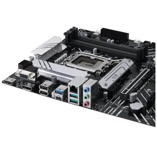 Мат.плата LGA1700, Asus PRIME B660-PLUS D4, B660, 4xDDR4, Int.Video(CPU), 4xSATA3, 3xM.2, 1xPCI-E 16x 4.0, 1xPCI-E 16x 3.0, 2xPCI-E 1x 3.0, 1xM.2 (Key E), ALC997, 2.5GLan, 9xUSB3.2/6xUSB2.0, VGA/HDMI/DP, ATX - 5
