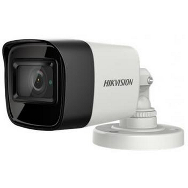 Камера HDTVI Hikvision DS-2CE16H8T-ITF (3.6 мм), 5 Мп, CMOS, 1944p/25 fps, 0.003 Lux, день/ніч, ІЧ підсвічування до 30 м, IP67, 158х61х58 мм