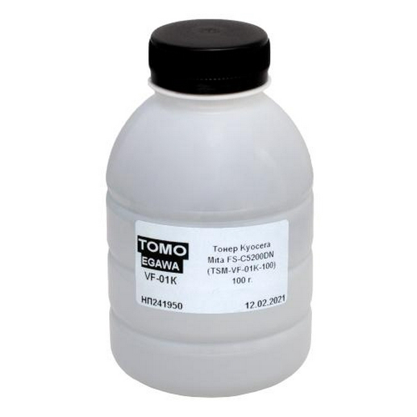Тонер Kyocera TK-550/TK-560/TK-570/TK-590/TK-825/TK-865/TK-880/TK-895/TK-8315, Black, 100 г, Tomoegawa (TSM-VF-01K-100)