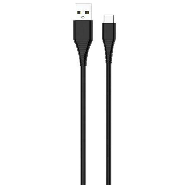 Мережевий зарядний пристрій ColorWay, Black, 1xUSB, 2A, 10W, кабель USB-C (CW-CHS012CC-BK) - 3
