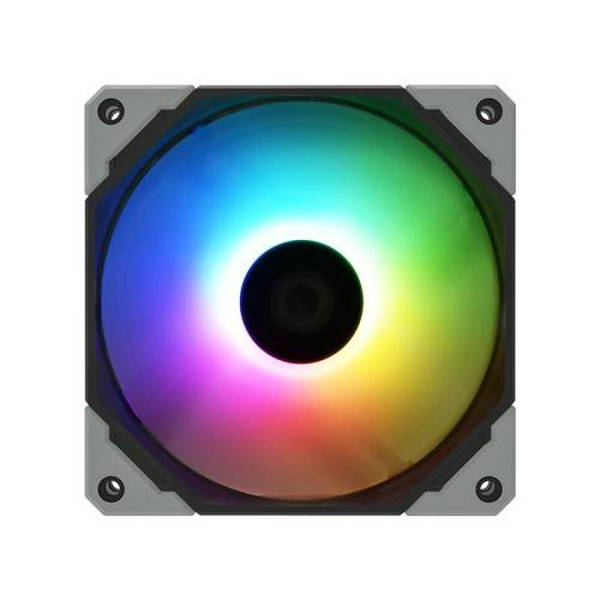 Вентилятор 120 мм, ID-Cooling NO-12015-XT ARGB, Black/Grey, 120x120x15 мм ARGB, PWM, 2000 об/хв, 31.2 дБ, 4-pin / 3-pin