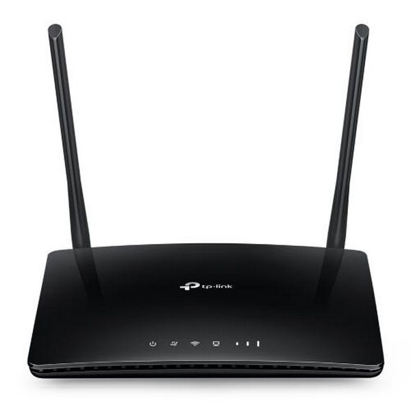 Роутер TP-Link Archer MR200, Black, WiFi 5, 4G (5GHz до 433 MB/s / 2.4GHz до 300 MB/s), 3xLan, 1xWan, microSIM, 2 зовнішні антени