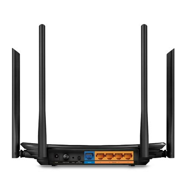 Роутер TP-LINK Archer A6, Wi-Fi 802.11a/b/g/n/ac, до 867 Mb/s, 2.4/5GHz, 4 LAN 100/1000 Mb/s, RJ45 100/1000Mb/s (FE) - 3