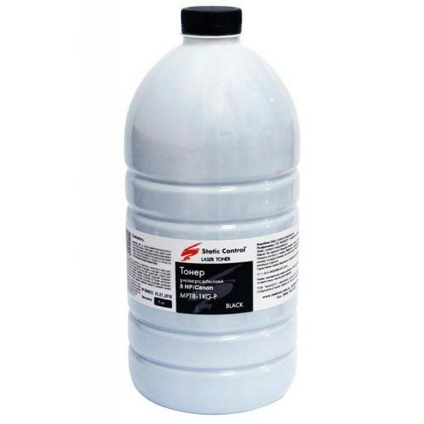 Тонер HP Universal 1010/1200/2100/4000/5000, 1 кг, Static Control (MPT8-1KG-P)