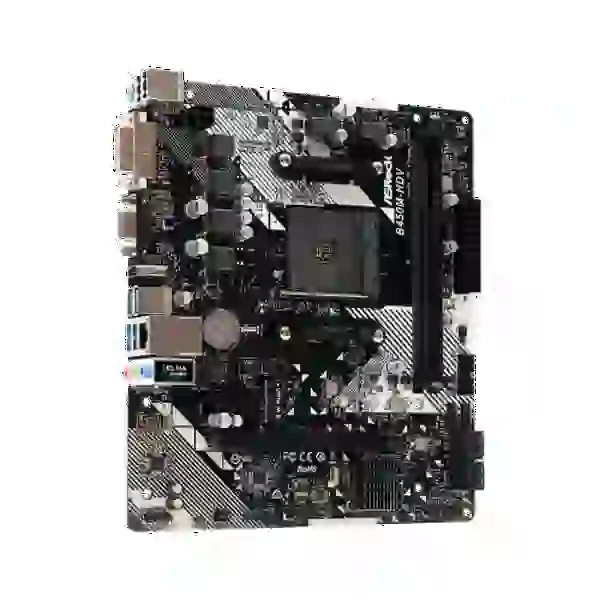 Мат.плата AM4 (B450) AsRock B450M-HDV R4.0, B450, 2xDDR4, Int.Video(CPU), 4xSATA3, 1xM.2, 1xPCI-E 16x 3.0, 1xPCI-E 1x 2.0, ALC887, RTL8111H, 6xUSB3.1/4xUSB2.0, VGA/DVI-D/HDMI, mATX - 4