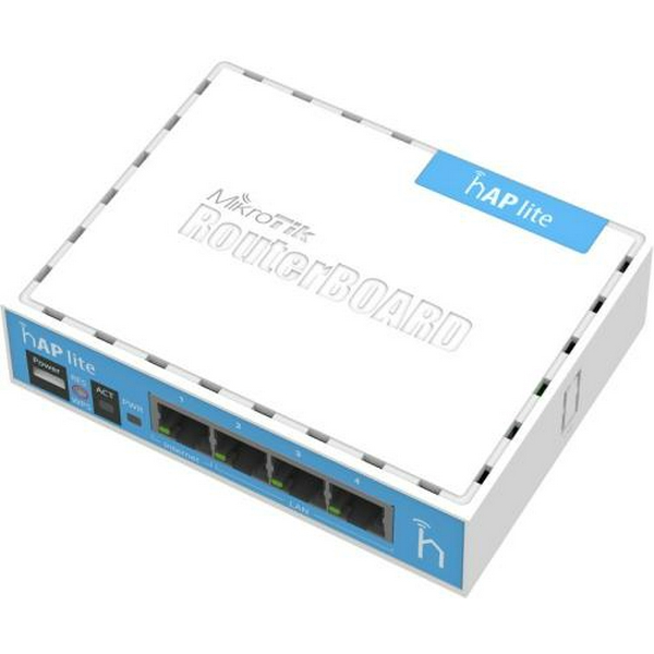 Роутер Mikrotik hAP lite (RB941-2nD), 4 LAN 10/100Mb