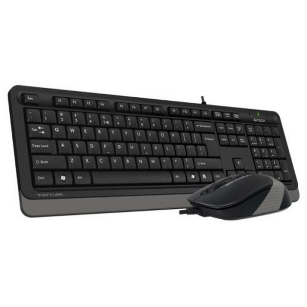 Комплект A4Tech Fstyler Sleek Multimedia Comfort F1010, Black/Grey, клавіатура+миша, USB  - 3