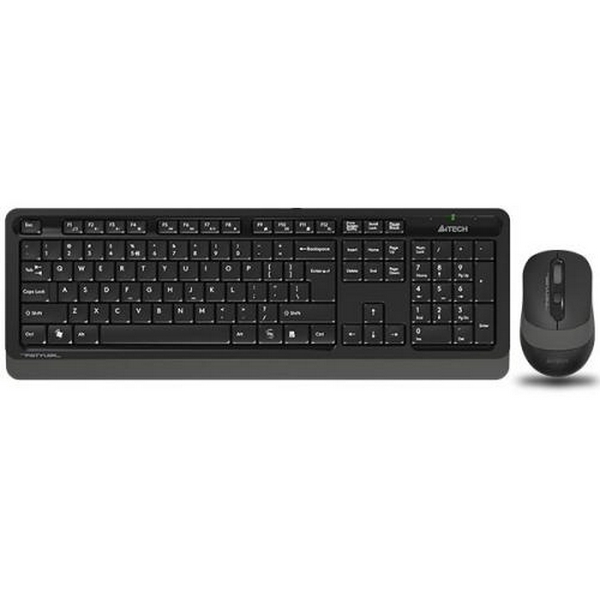 Комплект бездротовий A4tech Fstyler FG1010, Black+Grey, клавіатура+миша