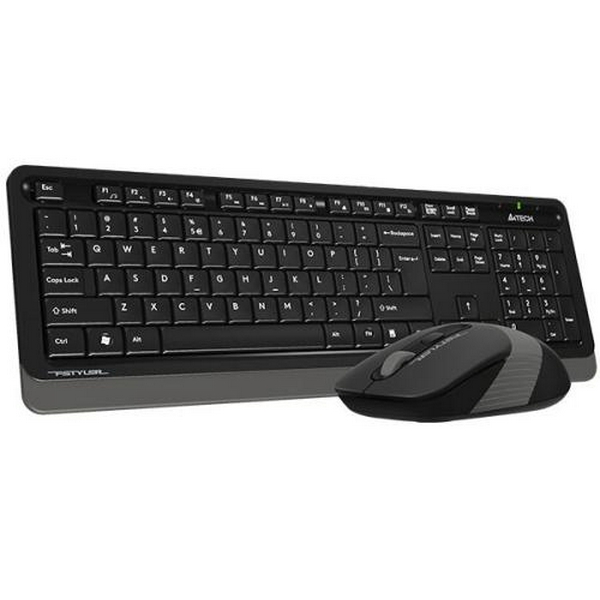 Комплект бездротовий A4tech Fstyler FG1010, Black+Grey, клавіатура+миша - 2