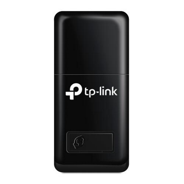 Мережевий адаптер USB TP-LINK TL-WN823N, Black, до 300 Мбіт/с, 802.11n, WPS, USB 2.0, вбудована антена, мініатюрний дизайн