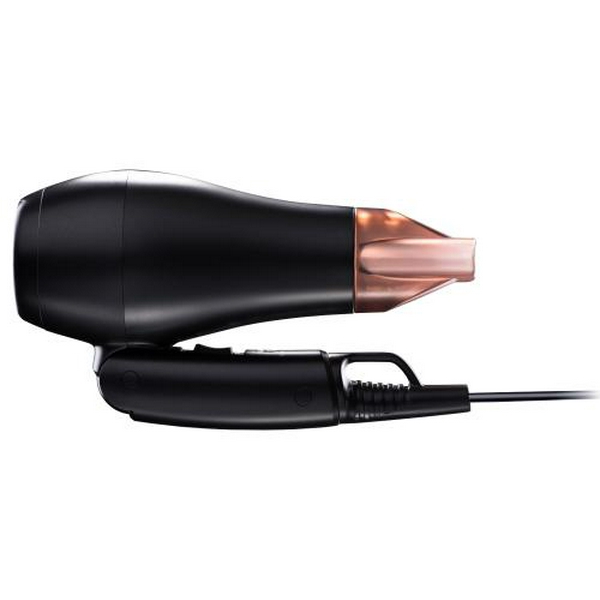 Фен Ardesto HD-Y120T, Black, 1200W, 2 швидкості, 2 режиму, концентратор, складна ручка, DC двигун, захист від перегріву - 2