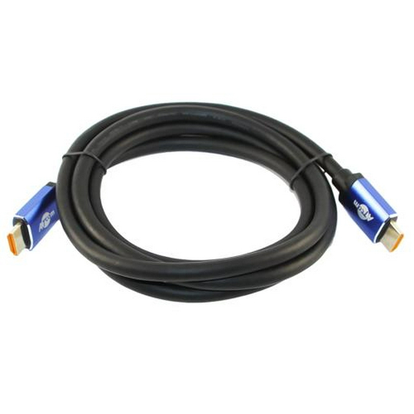 Кабель HDMI (M) - HDMI (M), 2 м, Black, Atcom, V2.1 (88888)