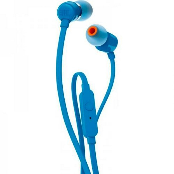 Навушники JBL Tune 110, Blue, 3.5 мм, мікрофон (JBLT110BLU)