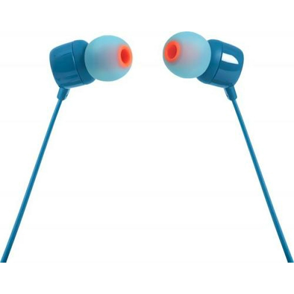 Навушники JBL Tune 110, Blue, 3.5 мм, мікрофон (JBLT110BLU) - 2