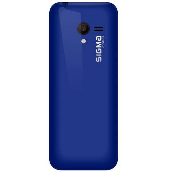 Мобільний телефон Sigma mobile X-style 351 Lider, Blue, 2 Micro-SIM + Nano-SIM, дисплей 3.5" кольоровий (320x480), моноблок, підтримка microSD (max 32Gb), FM, BT, Cam 0.3Mp, 3400 mAh - 3