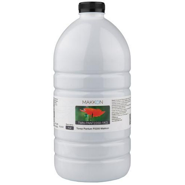 Тонер Pantum P2200/P2207/P2500/P2507, M6500/M6550/M6600/M6607, 1 кг, Makkon (TMN-PANT2200-1KG)