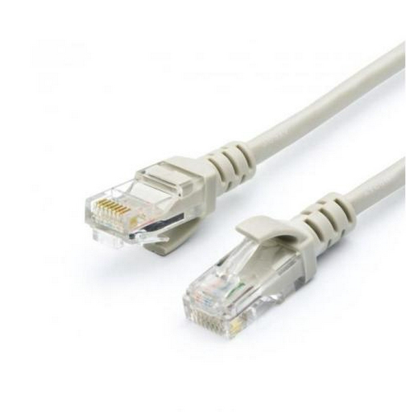 Патч-корд 7.5 м, UTP, Grey, ATcom, Cat.5e, CCA, PVC (9165)