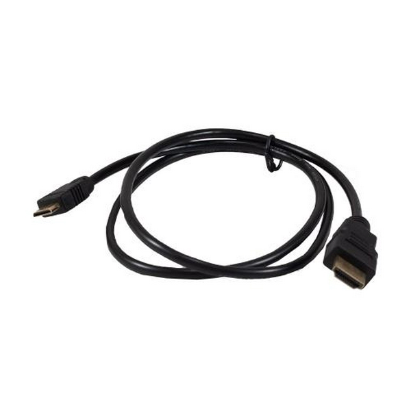 Кабель HDMI (M) - mini HDMI (M), 1 м, Black, Atcom, V1.4 (6153) - 2
