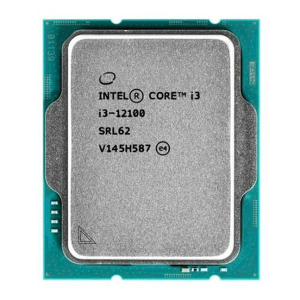 Процесор Intel Core i3 (LGA1700) i3-12100, Tray, 4x3.3 ГГц (Turbo Boost 4.3 ГГц, 8 потоків), UHD Graphics 730, L3 12Мб, Alder Lake, 10 нм, TDP 60 Вт (CM8071504651012)