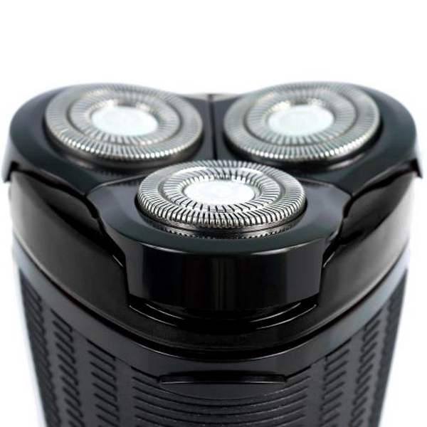 Електробритва Новий Харків НХ-8508 Фаворит-Q, 6W, роторна, сухе гоління, 3 головки для гоління, подвійні леза, плаваюча конструкція ножів, повторение контуров лица, живлення акумуляторний Li-ion, тример для скронь - 3