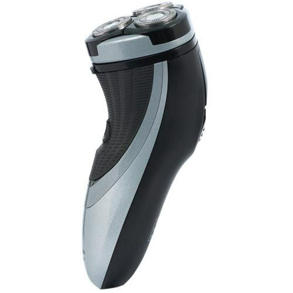 Електробритва Новий Харків НХ-8524 Фаворит Grey, 6W, роторна, сухе гоління, 3 головки для гоління, плаваючі подвійні леза, повторение контуров лица, живлення живлення від мережі, тример для скронь, електронна кнопка вмикання - 3
