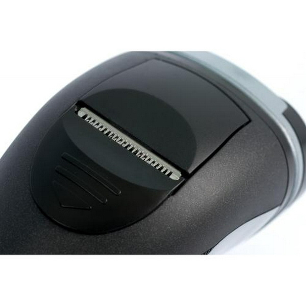 Електробритва Новий Харків НХ-8524 Фаворит Grey, 6W, роторна, сухе гоління, 3 головки для гоління, плаваючі подвійні леза, повторение контуров лица, живлення живлення від мережі, тример для скронь, електронна кнопка вмикання - 6