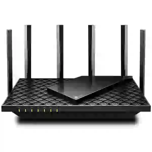 Роутер TP-LINK Archer AX72, Black, Wi-Fi 6, до 5400 Mb/s, 2.4/5GHz, 4x100/1000 Mb/s, RJ45 100/1000Mb/s (Gb), 6 зовнішні незнімні антени, 1 х USB 3.0