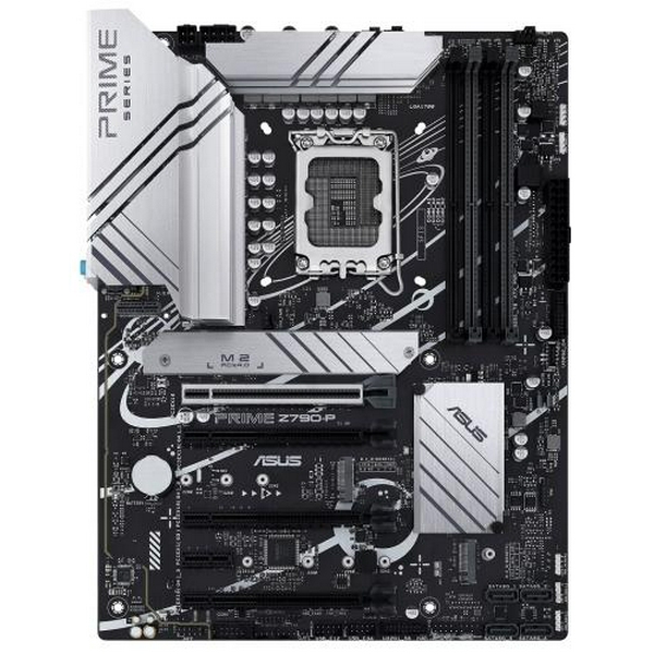 Материнська плата LGA1700, Asus PRIME Z790-P, Z790, 4xDDR5, Int.Video(CPU), 4xSATA3, 3xM.2, 1xPCI-E 16x 5.0, 3xPCI-E 16x 4.0, 1xPCI-E 1x 3.0, 1xM.2 (Key E), Realtek 7.1, Realtek 2.5Gb, 7xUSB3.2/6xUSB2.0, HDMI/DP, ATX - 2