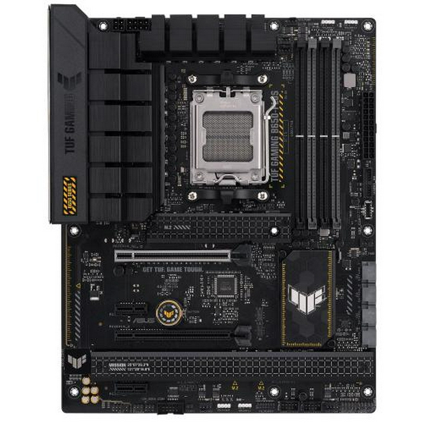 Материнська плата AM5 Asus TUF GAMING B650-PLUS, B650, 4xDDR5, Int.Video (CPU), 4xSATA3, 3xM.2, 2xPCI-E 4.0 16x, 2xPCI-E 4.0 1x, Realtek 7.1, Realtek 2.5Gb, 6xUSB3.2/6xUSB2.0, HDMI/DP, ATX - 2