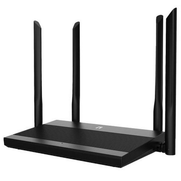 Роутер Netis N3, Black, AC1200 (2.4GHz до 300 Mbps, 5GHz до 867 Mbps), 4xGLan, 4 зовнішні незнімні антени - 2