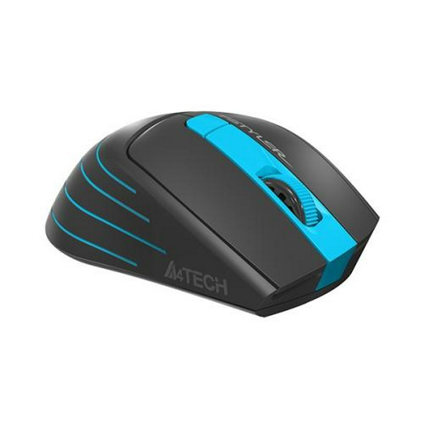Миша A4Tech Fstyler FG30 2000dpi Grey+Blue, USB, Wireless  - 4