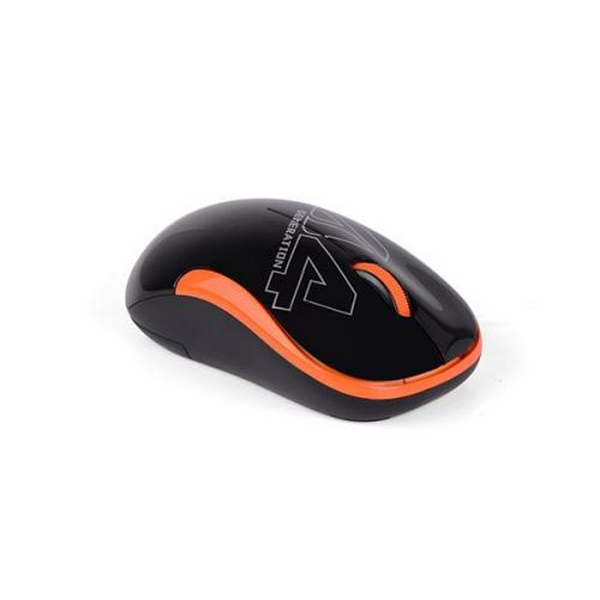 Миша A4Tech G3-300N Black+Orange, USB V-TRACK, Wireless (G3-300N Black+Orange) - 4