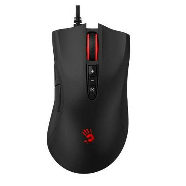 Миша Bloody ES5 Stone Black, USB Gaming, 100-3200DPI, RGB, 10M натискань