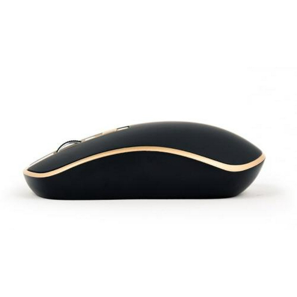 Миша Gembird MUSW-4B-06-BG бездротова, Black/Gold, 1600 dpi, USB, 1xAA  - 3