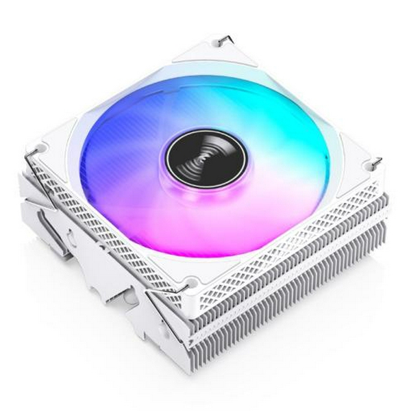 Кулер для процесора Jonsbo HX4170D, White, алюміній/мідь, 1x92 мм RGB, PWM, для Intel 115x/1200/1700, AMD AMx/FMx