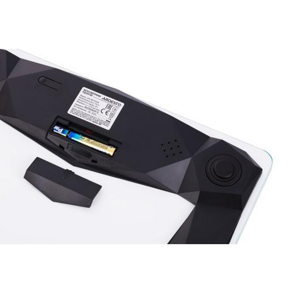 Ваги підлогові Ardesto SCB-965TRAVEL, електронні, максимальна вага 150 кг, скло, сенсорне керування, автовідключення, функція порівняння, вбудований термометр - 4