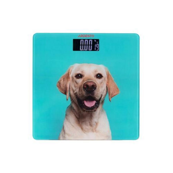 Ваги підлогові Ardesto SCB-965DOG, електронні, максимальна вага 150 кг, скло, сенсорне керування, автовідключення, функція порівняння, вбудований термометр