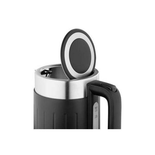 Електрочайник Ardesto EKL-F18B, Black/Silver, 2200 Вт, 1.7 л, дисковий, індикатор роботи, корпус пластик/метал, захист від перегріву та автоматичне відключення при відсутності води - 2