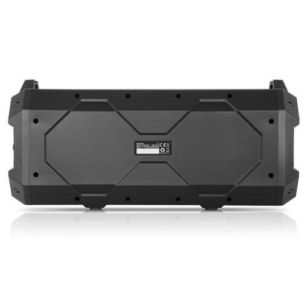 Колонка портативна 2.0 REAL-EL X-751 Black, 2 x 18 Вт, пластиковий корпус, Bluetooth, MicroSD / USB, живлення від акумулятора, 4000 мА * год, керування збоку - 4