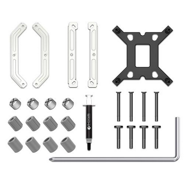 Кулер для процесора ID-Cooling IS-55 ARGB White, 1x120 мм, алюміній/мідь, Intel: 1700, 1200, 1150, 1151, 1155, 1156, AMD: AM5, AM4, 120х120х55 мм, 4-pin PWM, до 125 Вт - 7