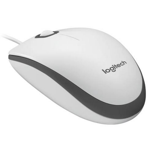 Миша Logitech M100, White, USB, оптична, 1000 dpi, 3 кнопки, 1.8 м (910-006764)