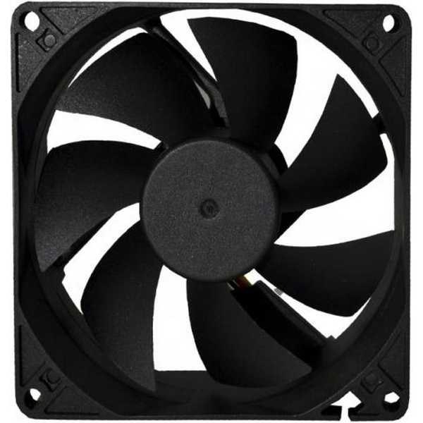 Вентилятор 90 мм, Cooling Baby 9025 3PS, Black 90x90x25мм SB 12В 0,18А 24,3 дБ, 2200 об/хв 3pin  - 3