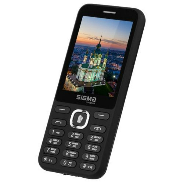 Мобільний телефон Sigma mobile X-style 31 Power TYPE-C, Black, 2 Mini-SIM, дисплей 2.8" цветной (240x320), моноблок, MediaTek MT6261, поддержка microSD (max 32GB), FM, BT, Cam 0.3Mp, 3100 mAh - 2