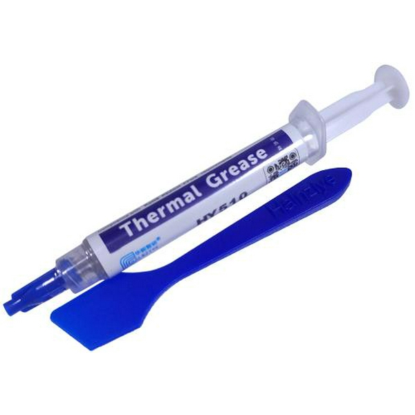 Термопаста Halnziye HY-510, 4 г, шприц, 1.93 Вт/мК, -20°C / +230°C, зі шпателем, блістер (HY510-TU4G)