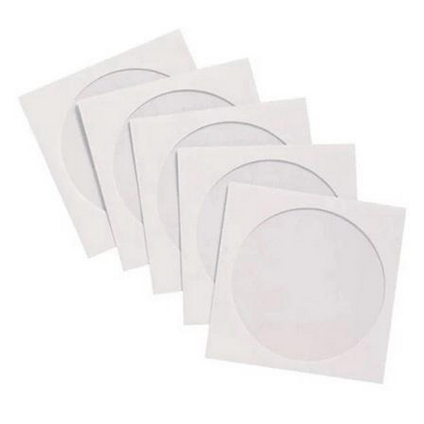 Конверт для CD/DVD, паперовий, з віконцем, 100 шт (KOPZ100)